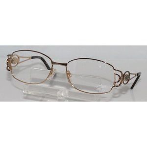 New Women's Cazal Brown & Gold Eyeglasses